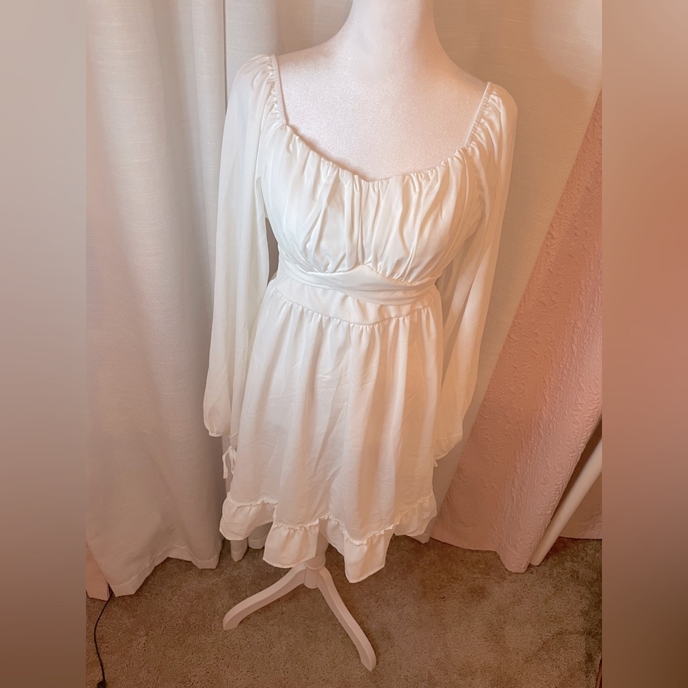 Women’s white dress